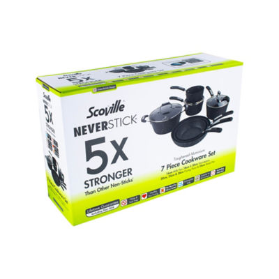 Scoville Neverstick 7 piece pan set (British brand)