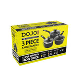 ASDA Dojo Kai 3 Piece Saucepan Set with Strainer Lids- Buy online at McGrocer