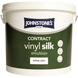 Johnstone's Silk Emulsion Brilliant White Paint 5L, UK version