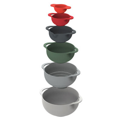 Joseph Joseph Duo 6-piece food preparation bowl set - British product