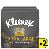 Kleenex Extra Large tissues compact twin pack, UK version