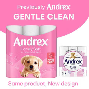 Andrex Family Soft toilet tissue 4 rolls - British product