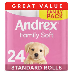 Andrex Family Soft toilet tissue 24 rolls - British product