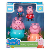 Peppa Pig family pack of 4 articulated figures - British product