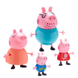 Peppa Pig family pack of 4 articulated figures - British product