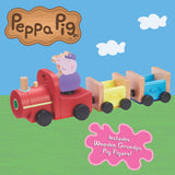 Peppa Pig wooden train Grandpa Pigs figure toy, imported from the UK