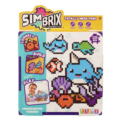 Simbrix Underwater Friends pixel art building set (British brand)