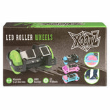 Xootz LED roller wheels black blue one size, imported from the UK