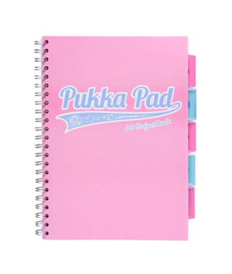 Pukka Pads Sherbet A4 project book, imported from the UK