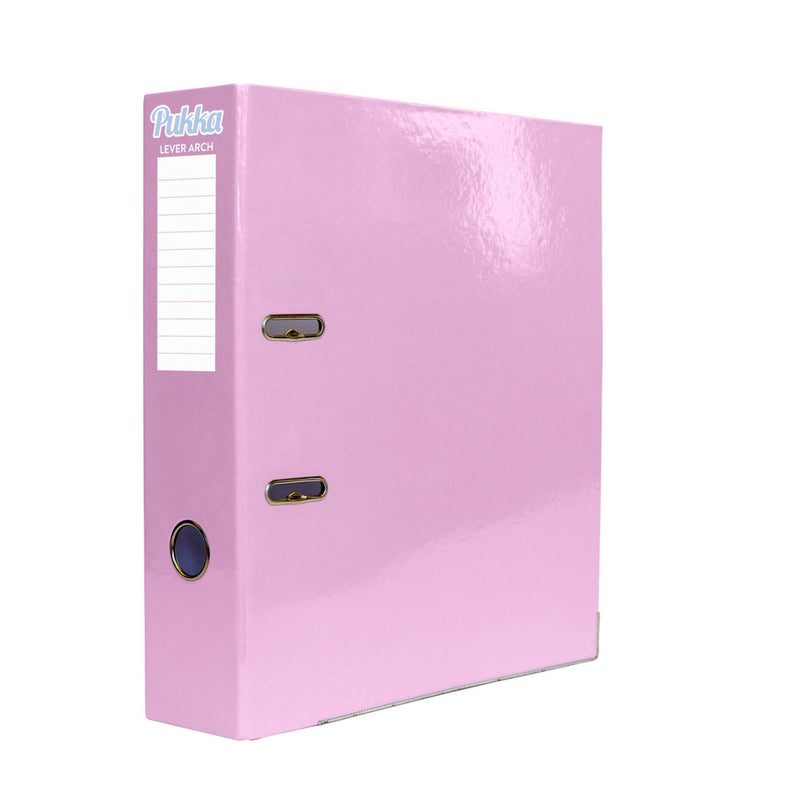 Pukka A4 lever arch file in pastel colors, imported from the UK