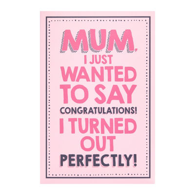 Mum birthday card 156x234 mm, UK version