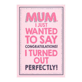 Mum birthday card 156x234 mm, UK version