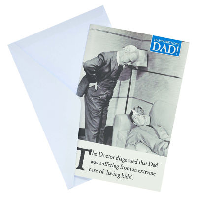 George Home Dad Birthday Card funny design - British product