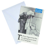 George Home Dad Birthday Card funny design - British product