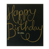 ASDA Carlton Gold Lettering Birthday Card 159x184- Buy online at McGrocer