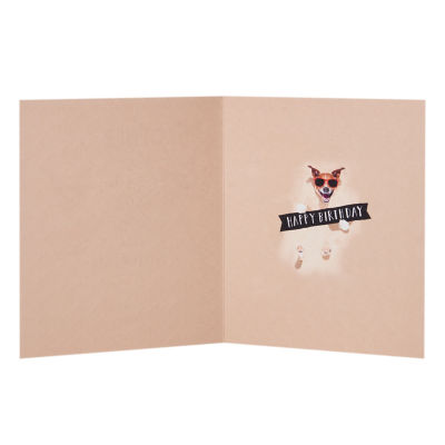 Carlton Photographic Dogs Brother Birthday Card