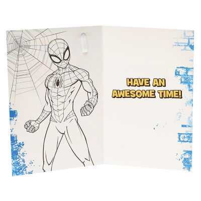 Marvel Spider-Man Age 4 Birthday Card, imported from the UK