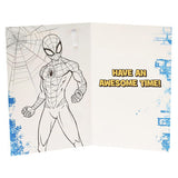 Marvel Spider-Man Age 4 Birthday Card, imported from the UK