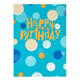 ASDA George Home Dotty Birthday Card 121mm x 167mm- Buy online at McGrocer