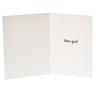 George Home dotty birthday card 121mm x 167mm, UK version