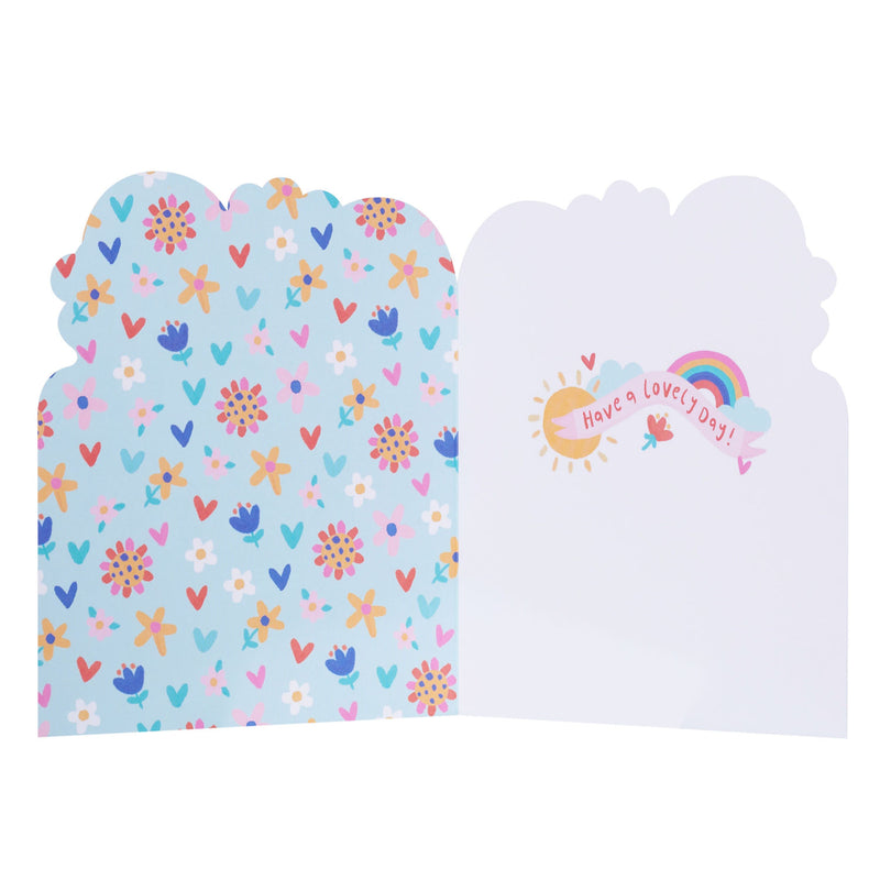George Home unicorn birthday card 155x235mm, UK version