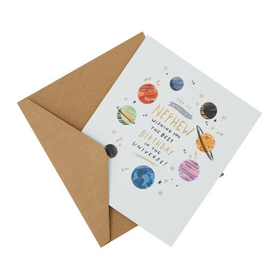 George Home Nephew Birthday Card with envelope, UK version
