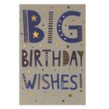 George Home Big Birthday Wishes birthday card 137 x 210 mm, UK version