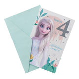 Disney Frozen 4th birthday card 160x190mm - British product