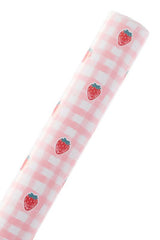 Rouleau de papier George aux fraises et vichy