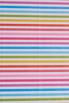 George Home rainbow stripe wrapping paper 3m roll - British product