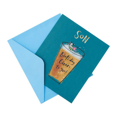 George Home son birthday card with envelope - British product