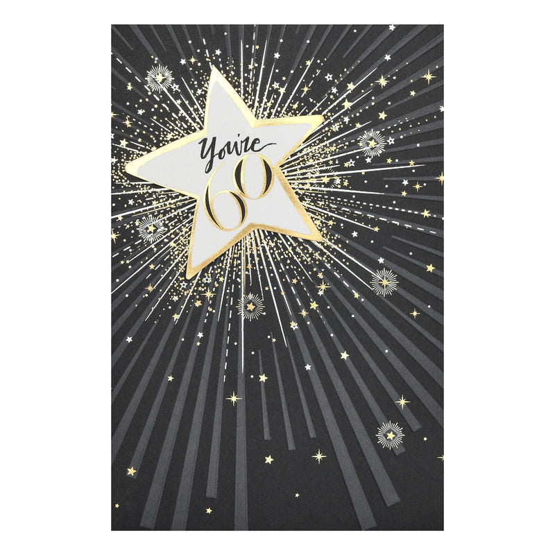 George Home 60th birthday card, UK version