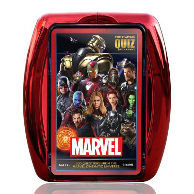 Top Trumps Marvel Cinematic quiz game (British brand)