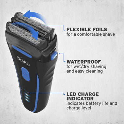 Wahl Clean & Close Wet and Dry Shaver (British brand)