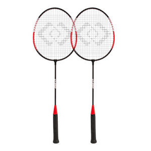 Longridge badmintonracketsett med badmintonballer og bæreveske