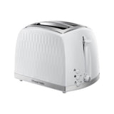 Russell Hobbs Honeycomb White 2 Slice Toaster