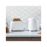 Russell Hobbs 26060 Honeycomb 2 Slice Toaster - White