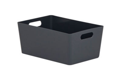 Wham Studio 4.02 dark grey plastic storage box (British brand)