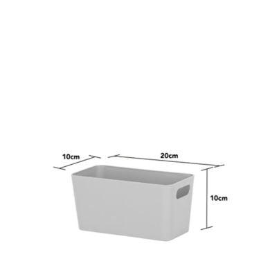 Wham Studio Basket 6.01 Rectangular Ice White (British brand)
