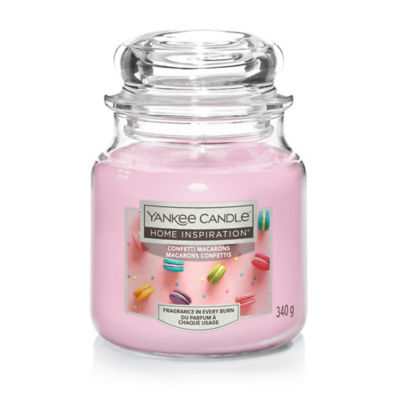 Yankee Candle Confetti Macarons medium jar candle, UK version