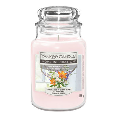 Yankee Candle scented candle Sunkissed Blooms large jar, UK version