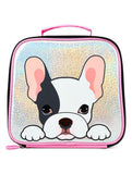 Polar Gear Frenchie holographic lunch bag insulated 23cm - British product