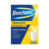 Beechams Cold Flu Sachets Lemon Honey 5s - British product
