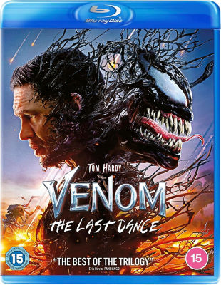 Venom The Last Dance Blu-ray disc, UK version