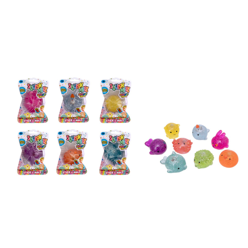 Squish Meez light up squishimals set of 6 (British brand)