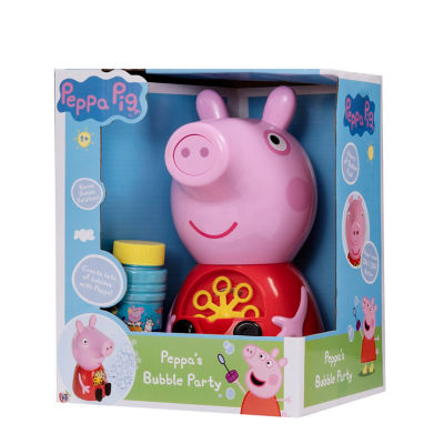 Peppa Pig bubble machine with bubble solution, UK version