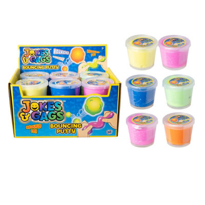 Jokes and Gags Bouncing Putty multicolour, imported from the UK