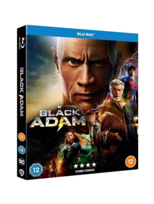 Black Adam Blu-ray movie disc - British product