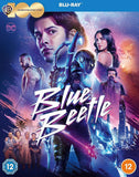 Blue Beetle superhero film on Blu-ray disc - British product