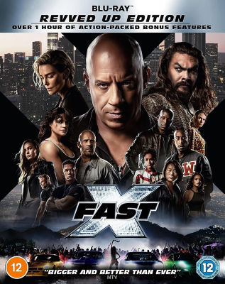 The Fast X Blu-ray disc cover - British product